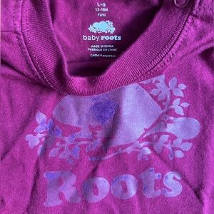 Purple Roots long sleeve toddler crewneck